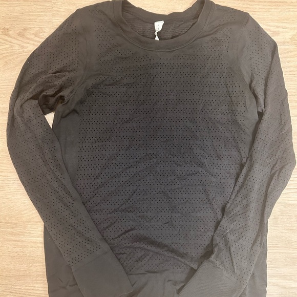 Breeze by LS Black Lulu Lemon Top Size 4 - Picture 3 of 5